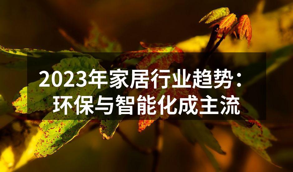 环保家居材料示例